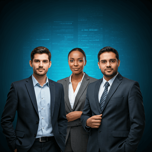 Strategic consulting team in modern collaborative workspace